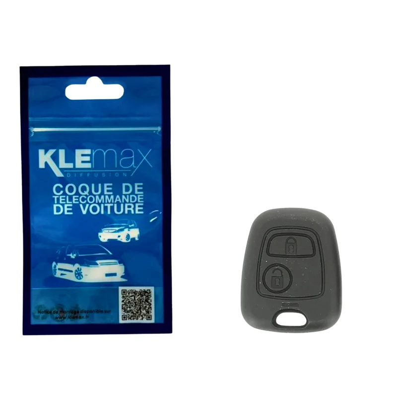 COQUE CLE ADAPTABLE PSA 2 BOUTONS LAME FRAISEE FIXE 8MM