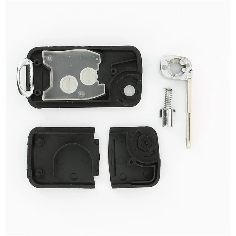 COQUE CLE ADAPTABLE PSA 2 BOUTONS LAME CRANTEE RETRACTABLE