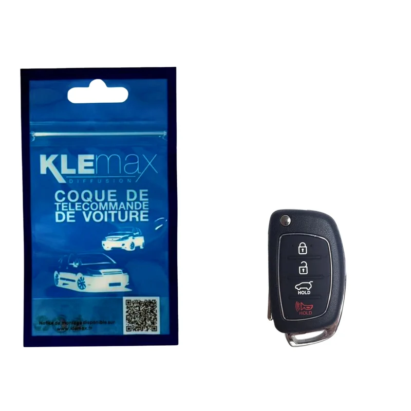 COQUE DE CLE ADAPTABLE POUR HYUNDAI/ KIA 4 BOUTONS