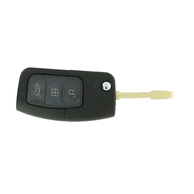 COQUE CLE ADAPTABLE FORD 3 BOUTONS LAME TIBBE RETRACTABLE