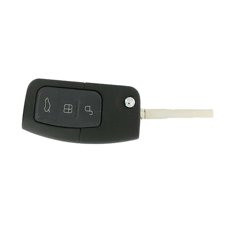 COQUE CLE ADAPTABLE FORD 3 BOUTONS LAME FRAISEE RETRACTABLE 5MM