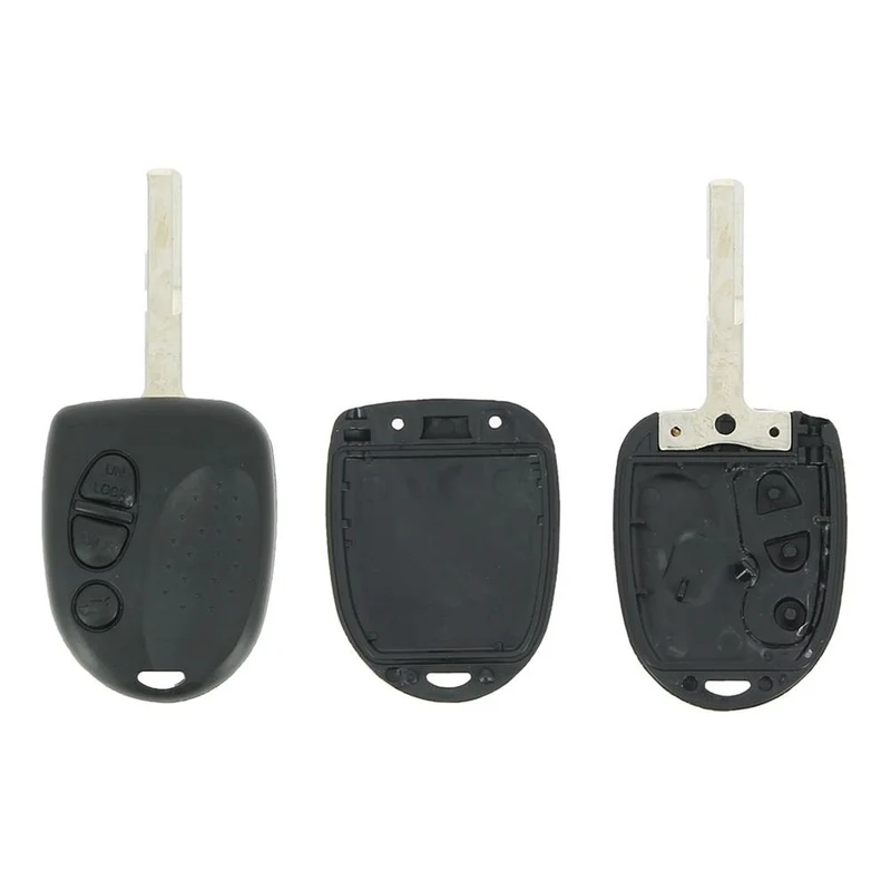 COQUE CLE ADAPTABLE CHEVROLET 3 BOUTONS LAME FRAISEE FIXE 7MM
