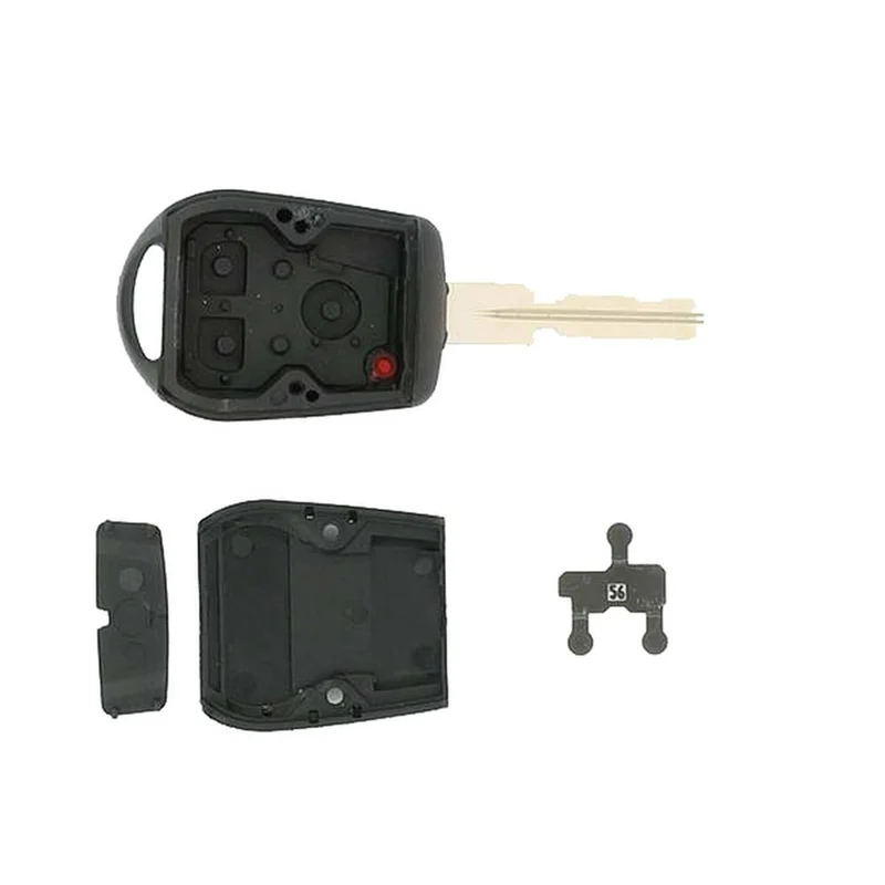 COQUE CLE ADAPTABLE BMW 3 BOUTONS LAME FRAISEE FIXE 7MM