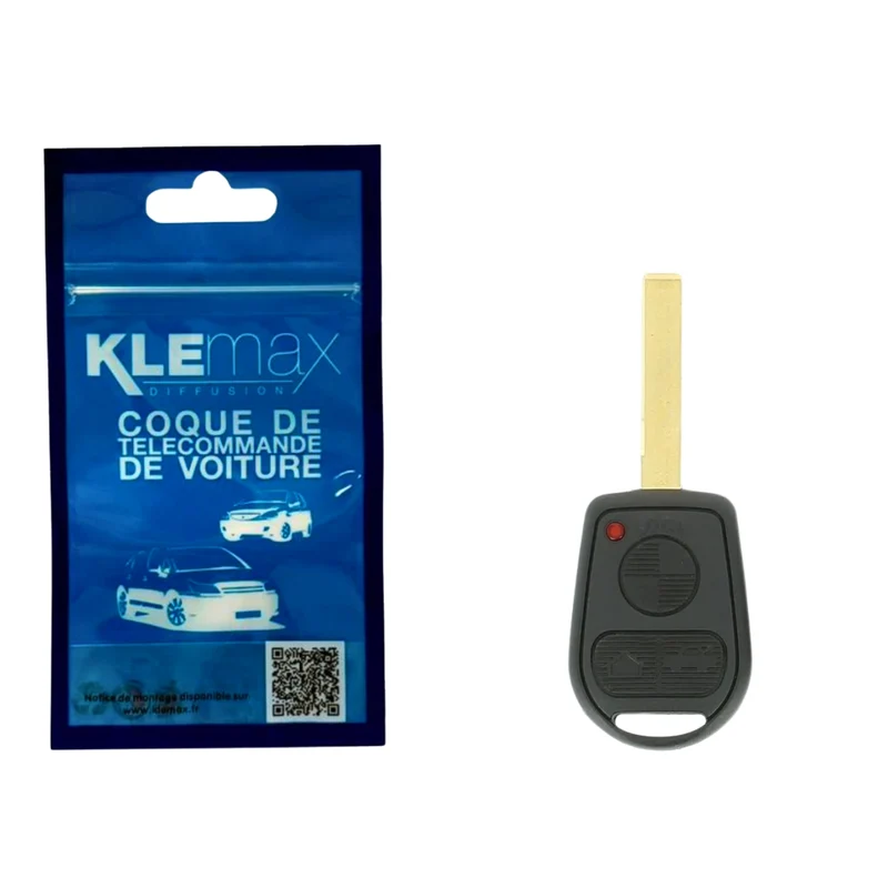 COQUE CLE ADAPTABLE BMW 3 BOUTONS LAME FRAISEE FIXE 8MM
