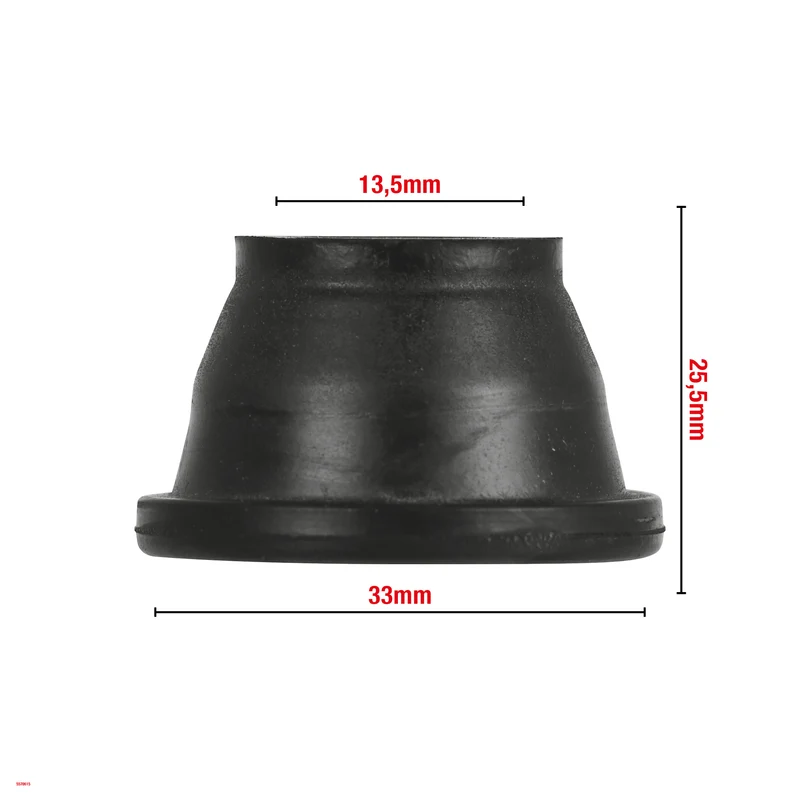 CACHE ROTULE DE SUSPENSION 13,5X33X25,5MM BAGUE FIXE EN NYLON W615 VENDU PAR 25