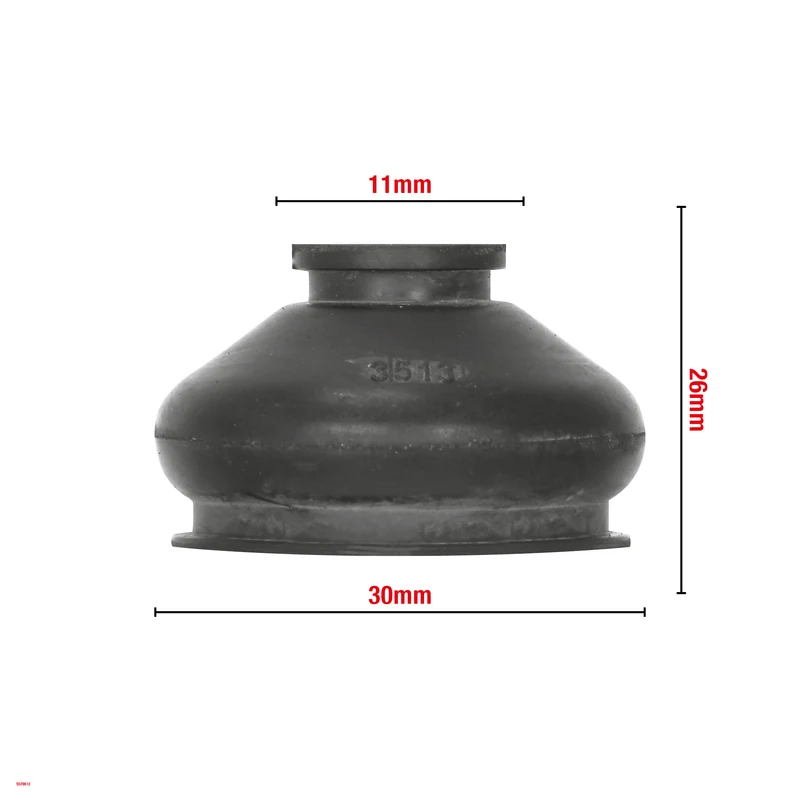 SOUFFLET DE ROTULE DE SUSPENSION 11X30X26MM BAGUES DE MONTAGE EN PU W612 VENDU PAR 25
