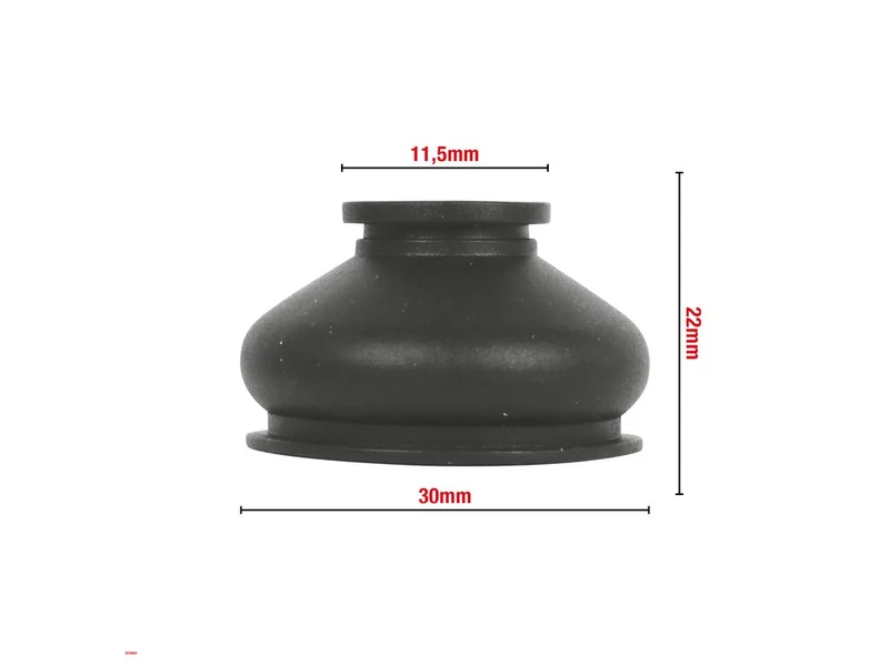 SOUFFLET DE ROTULE DE SUSPENSION 11X27.5X21MM (ANNEAU METAL) VENDU PAR 20 W603
