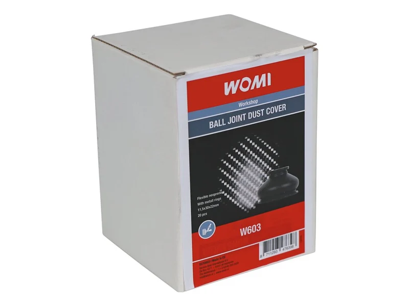 SOUFFLET DE ROTULE DE SUSPENSION 11X27.5X21MM (ANNEAU METAL) VENDU PAR 20 W603