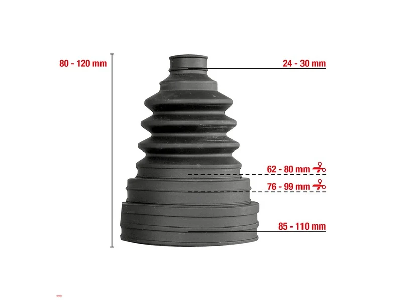 KIT SOUFFLET DE CARDAN UNIVERSELLE OEM W503