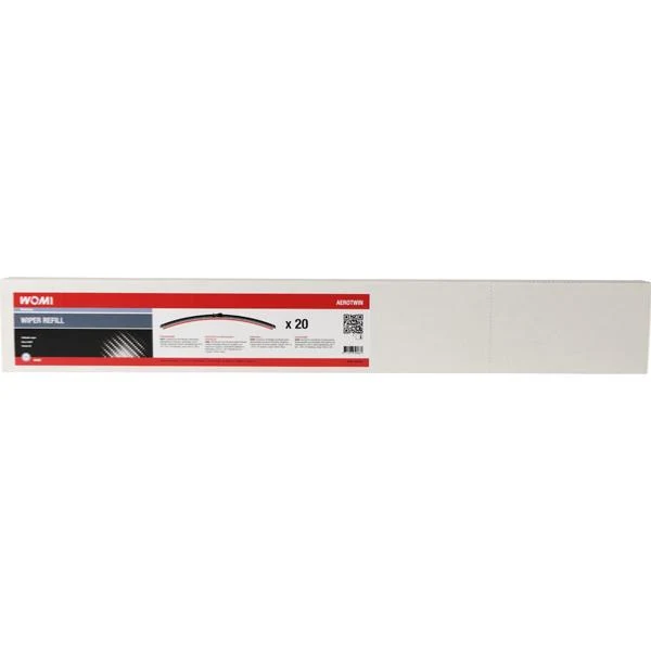 CAOUTCHOUC REMPLACEMENT POUR BALAIS D'ESSUIE GLACE 750MM BOITE DE 20