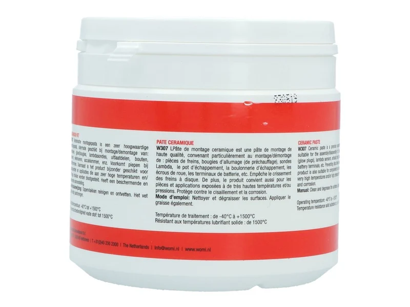 PATE CERAMIQUE 500G BLANC W307