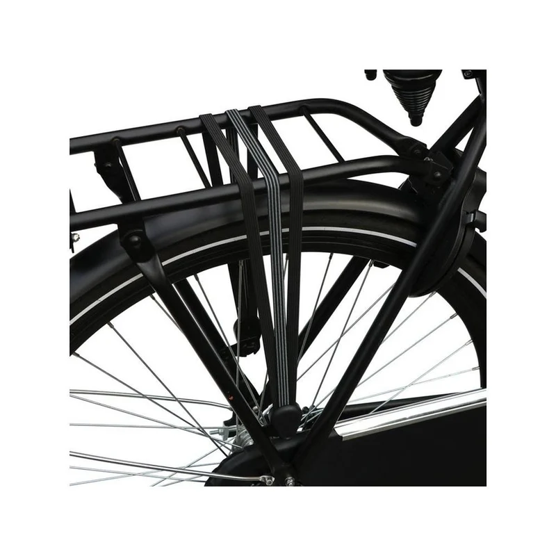 TENDEUR 3 SANGLES 70CM POUR VELO AVEC PLAQUE DE MONTAGE DRESCO