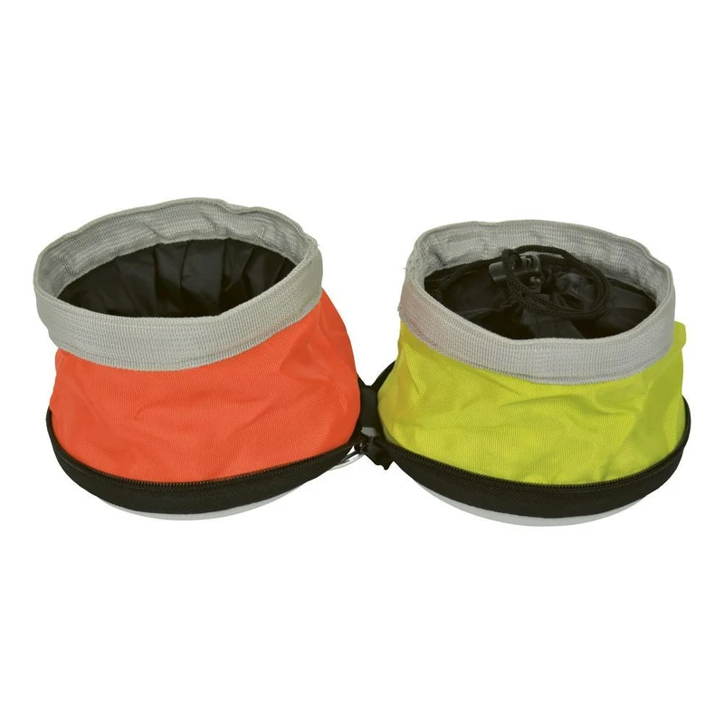 GAMELLE DOUBLE POUR ANIMAUX 2 X DIAMETRE 16.6CM Z z