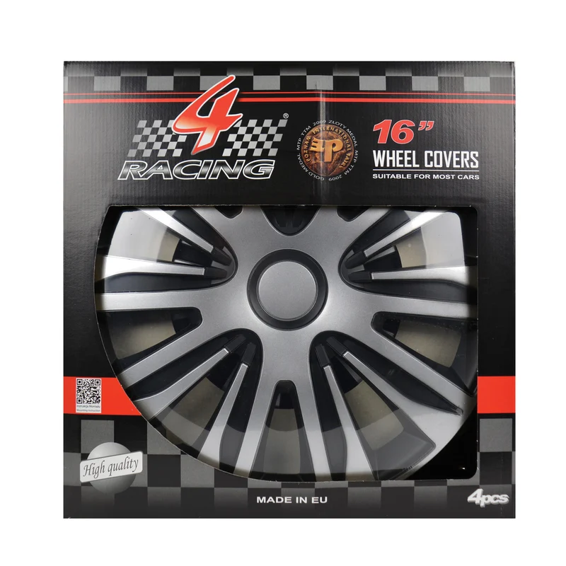 JEU D ENJOLIVEURS DE ROUES NARDO SILVER BLACK 16INCH