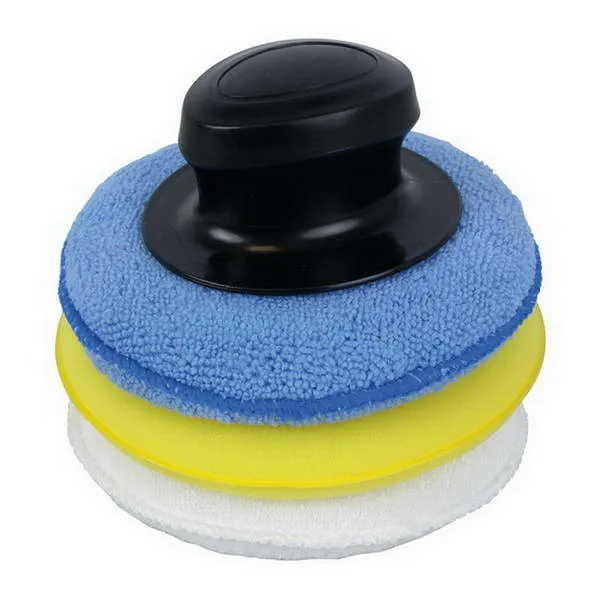 COUSSIN DE POLISSAGE AVEC POIGNEE PROTECTON 3PCS