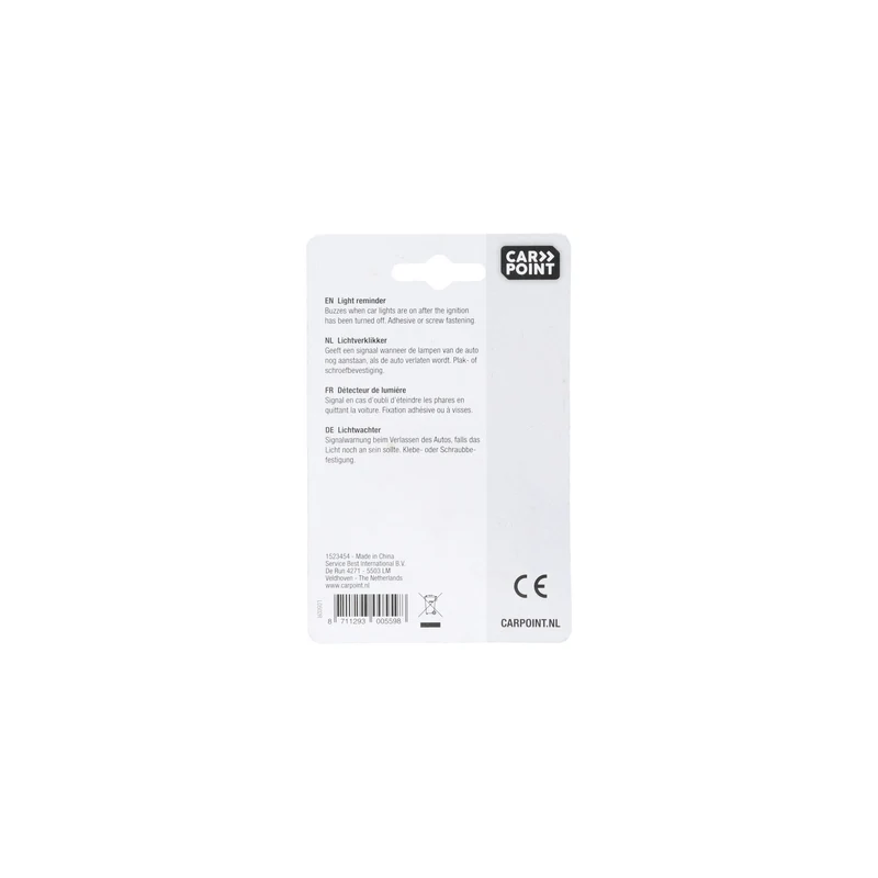 AVERTISSEUR SONORE D'OUBLI DE FEUX 6/12V