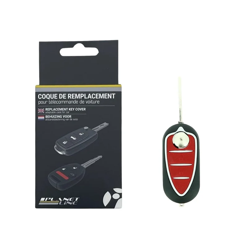 COQUE CLE ADAPTABLE POUR ALFA ROMEO 3 BOUTONS LAME FRAISEE KEYSKAR