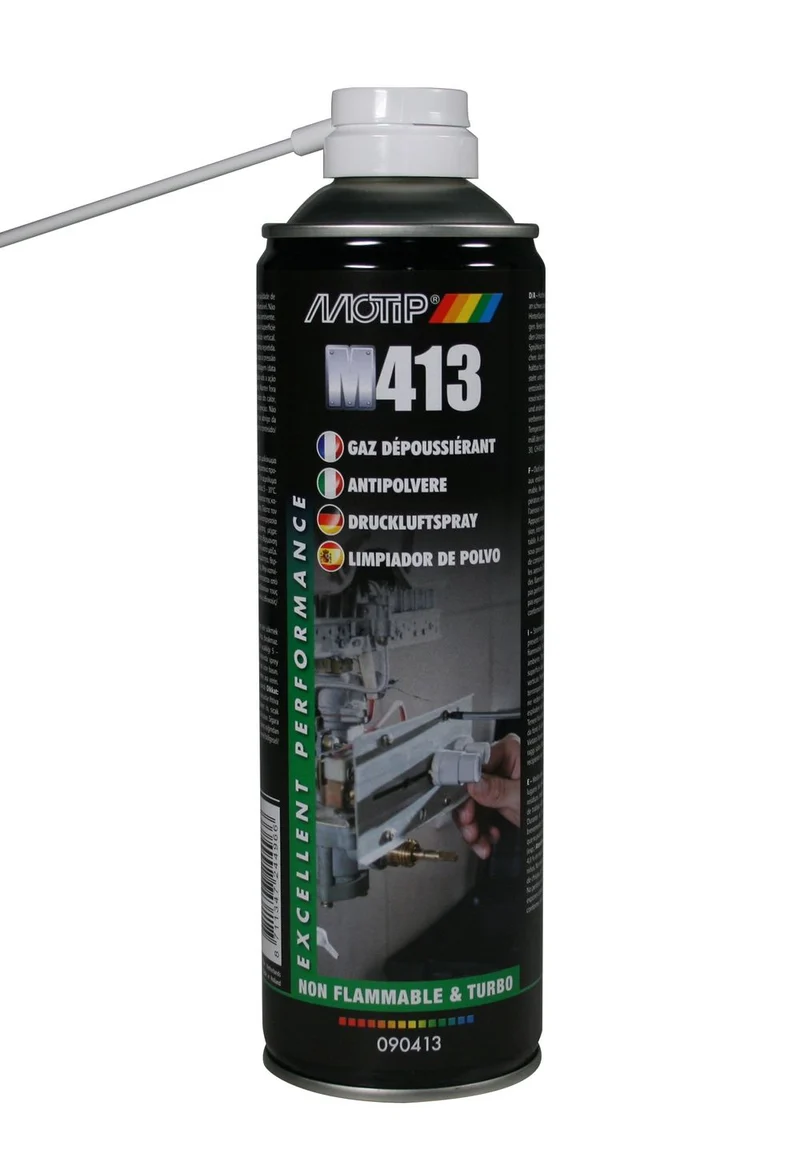 GAZ DEPOUSSIERANT TUBO NON INFLAMABLE AEROSOL 250ML MOTIP