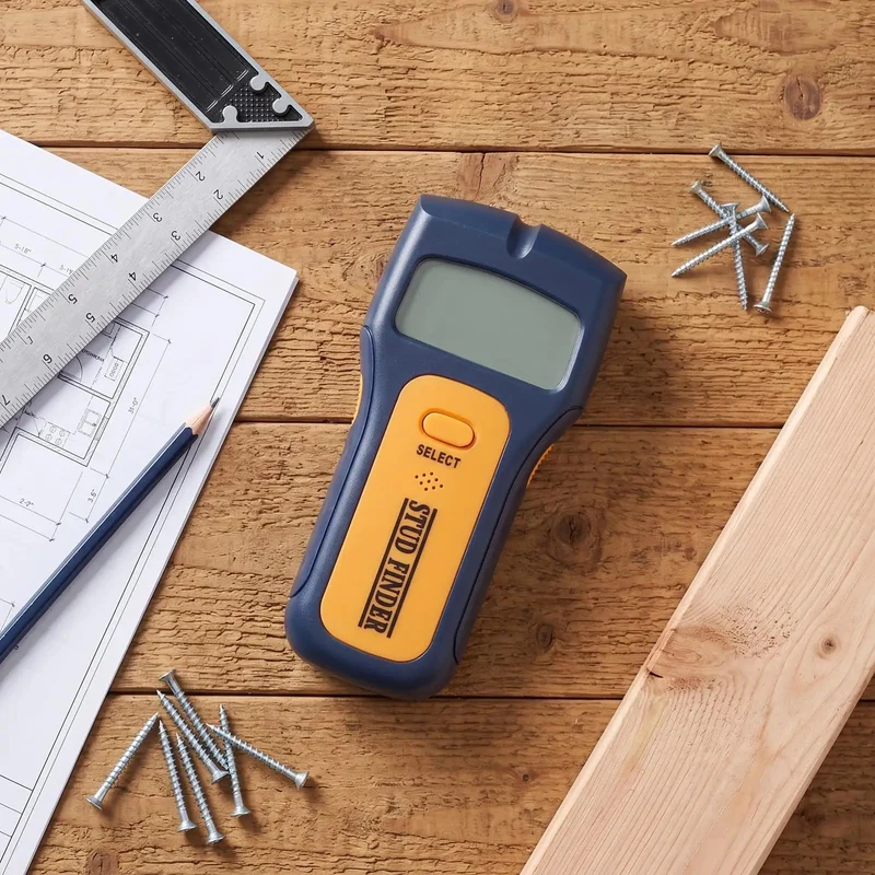 No Hammer Banging Smart Stud Finder Wall Scanner Tool Detects Wood Studs Electrical Wires Copper Pipes And Water Lines Before You Drill For Effortless Diy Home Repairs