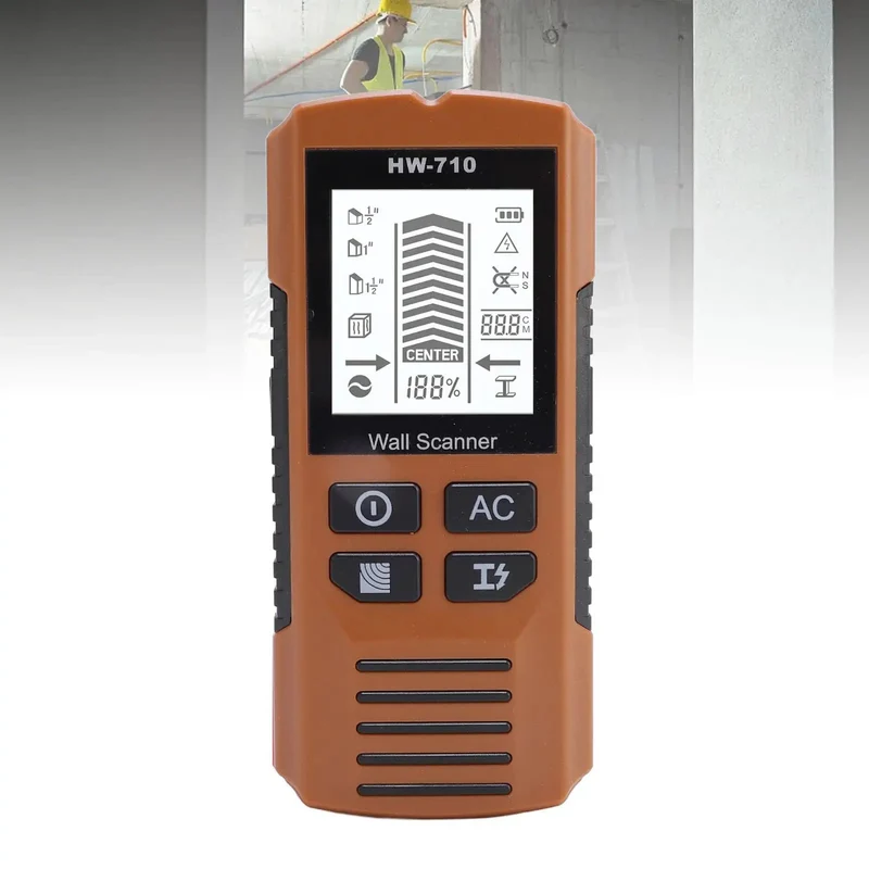 Pro Grade 3 Mode Wall Stud Finder Scanner Locates Wood Metal And AC Wire With Nailing Precision Deep Scan To 80mm Game Changer For Homes Runs Smooth On Painted Wallpaper And Slat Surfaces