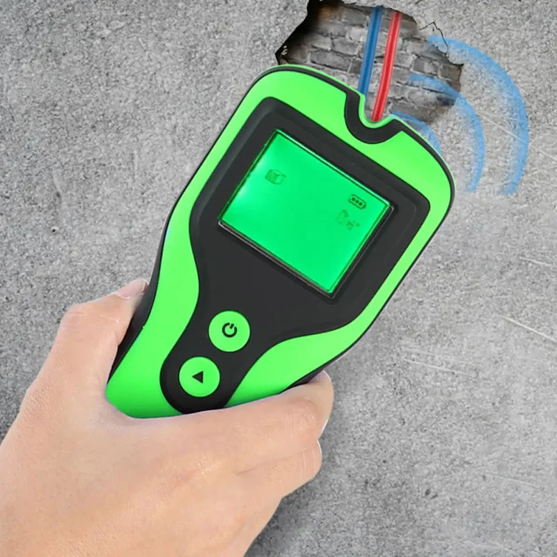 High Grade Handheld Wall Scanner Finds Wood And Steel Studs Plus Hot Wires With A Sharp Lcd Display And Tough Non Slip Grip For Zero Fuss Drywall Spots And Fast Weekend Upgrades