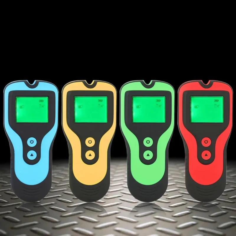 High Grade Handheld Wall Scanner Finds Wood And Steel Studs Plus Hot Wires With A Sharp Lcd Display And Tough Non Slip Grip For Zero Fuss Drywall Spots And Fast Weekend Upgrades