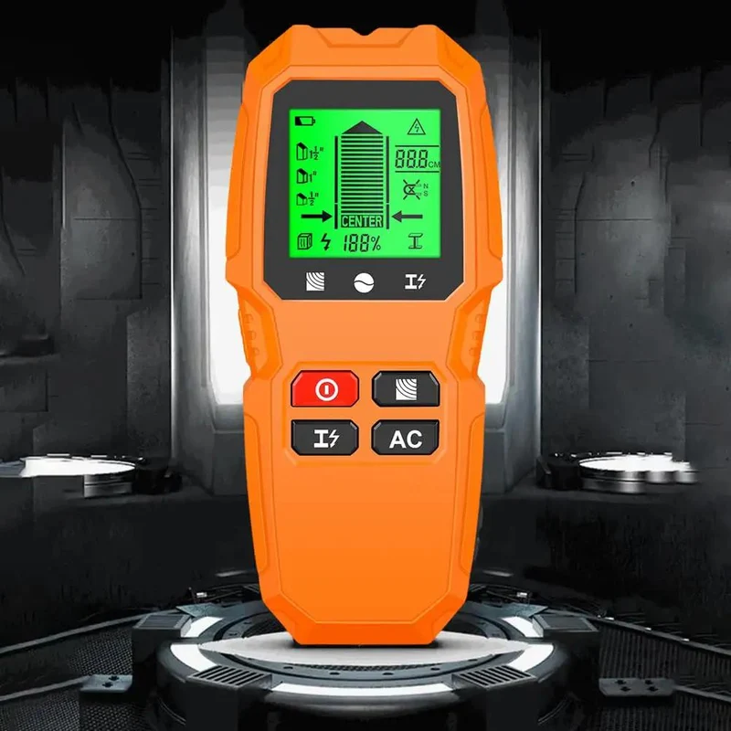 Straight Up Heavy Duty Digital Stud Finder Wall Scanner With Lcd Display For Pinpointing Wooden Studs Metal Wiring And Live Ac Power Perfect For Hella Fast Diy Remodels And Contractors Who Want Zero Drama Results