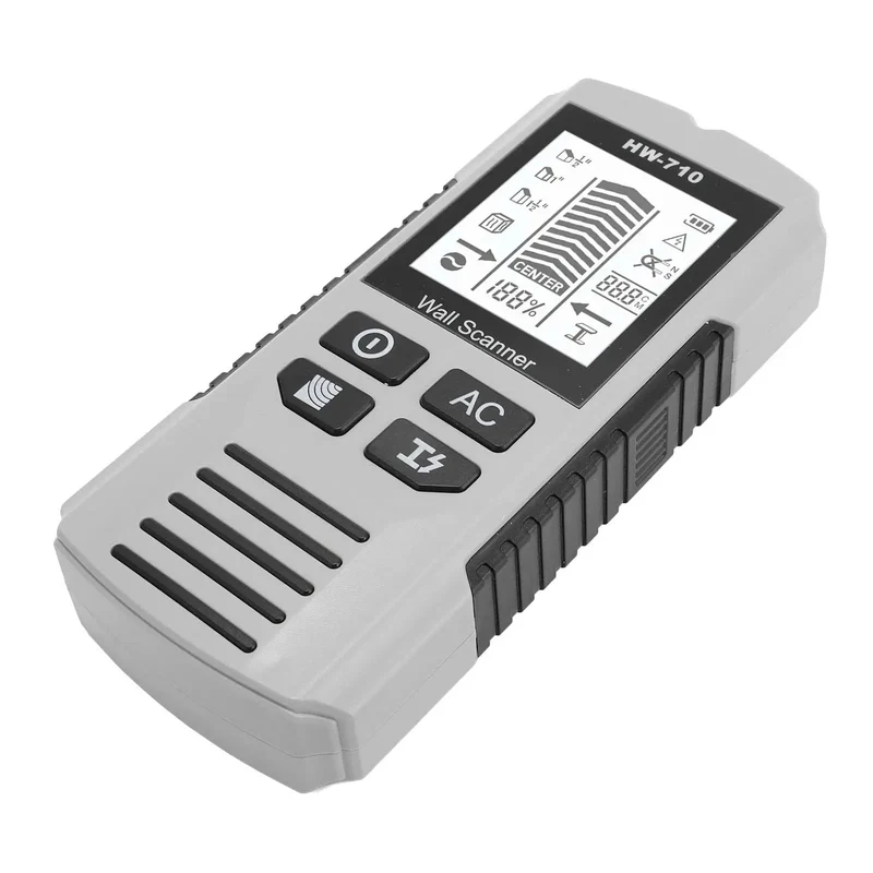 Heavy Duty Wall Stud Finder With 3 Scan Modes And AC Wire Detection Snaps Right To Wood And Metal Beams Up To One Inch Deep For Nail It Cabinet Tv And Shelf Installation Projects