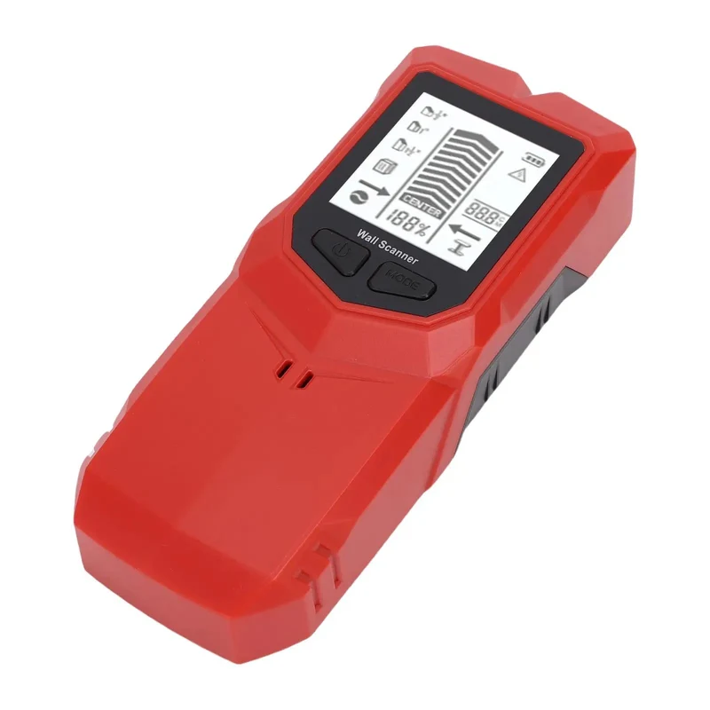 Heavy Duty Stud Finder Featuring Bright Lcd Screen And Three Adjustable Depth Modes Locate Wooden Joists And Live Electrical Wires Behind Drywall For Hella Smooth Diy Upgrade Jobs