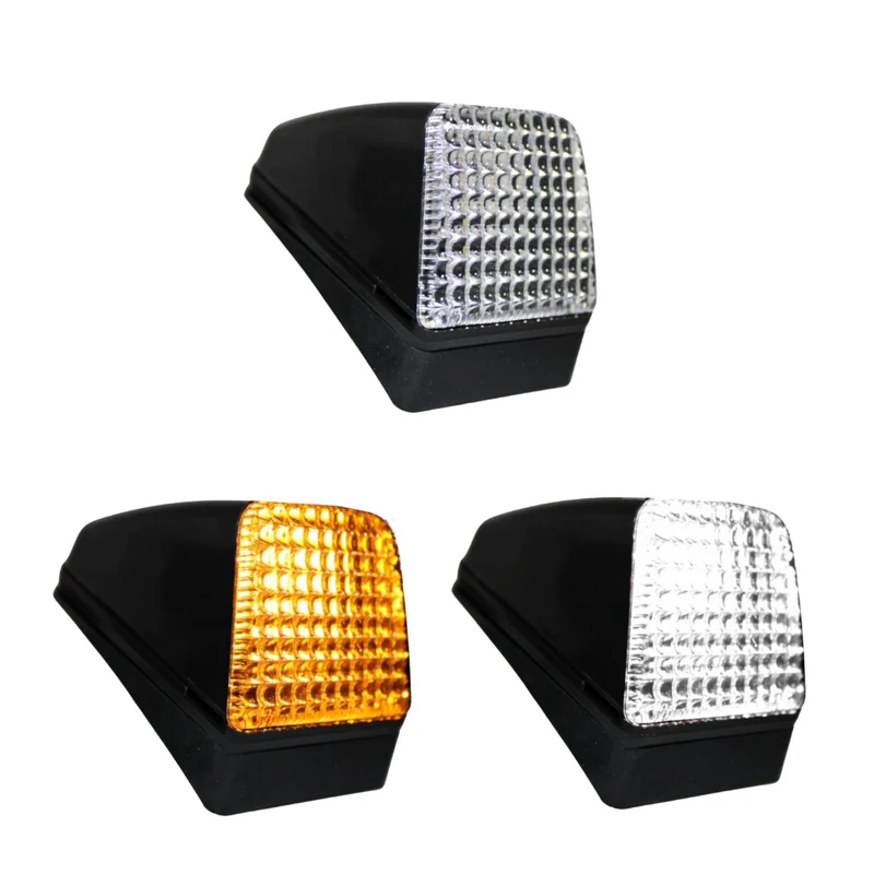 Feu de gabarit à LED de toit bicolore de style Volvo avec lentille transparente