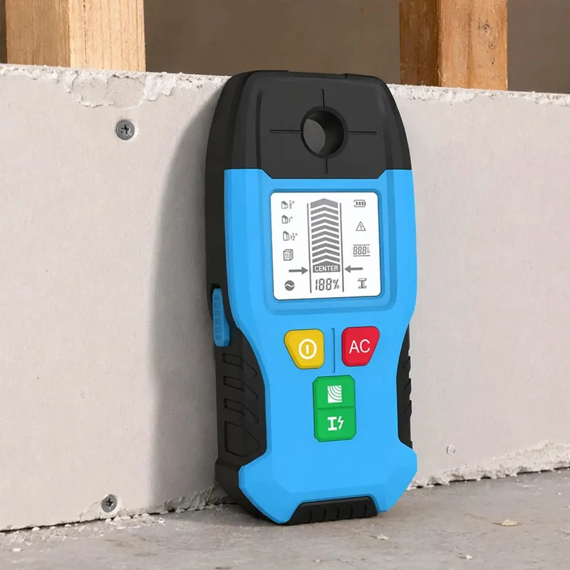 Nail Every Project Quick With This Rock Solid 6-In-1 Stud Finder And Wall Scanner Featuring Auto Shutoff Lcd Display Triple Depth Wood And Ferrous Metal Detection For Drywall And Plaster