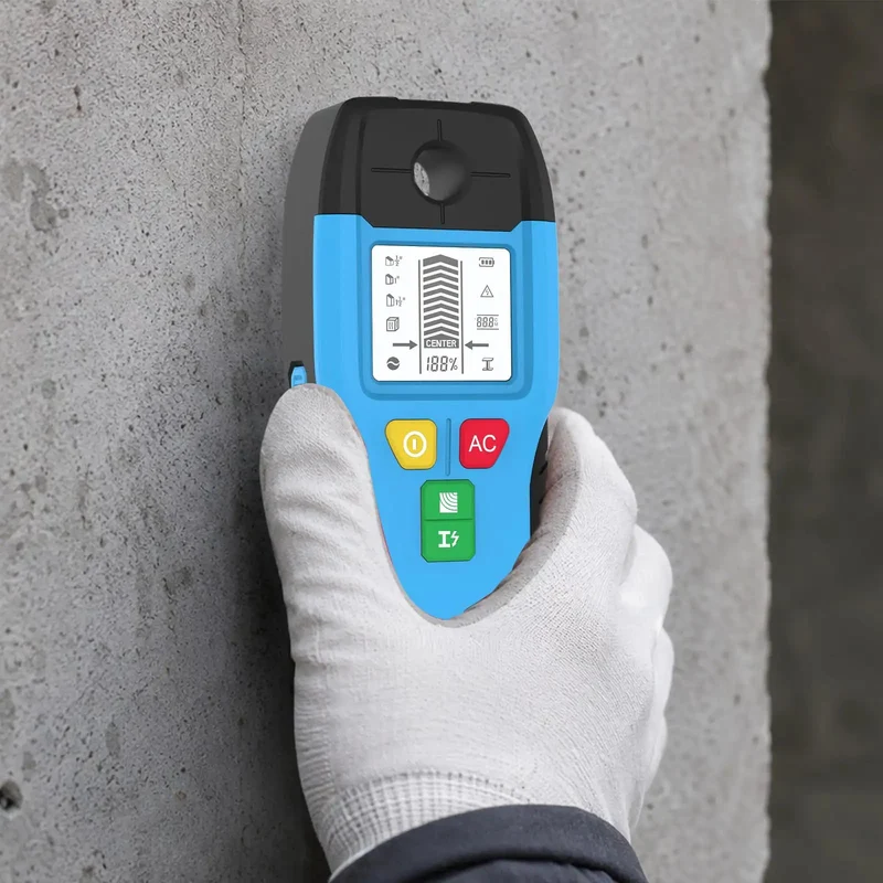 Nail Every Project Quick With This Rock Solid 6-In-1 Stud Finder And Wall Scanner Featuring Auto Shutoff Lcd Display Triple Depth Wood And Ferrous Metal Detection For Drywall And Plaster
