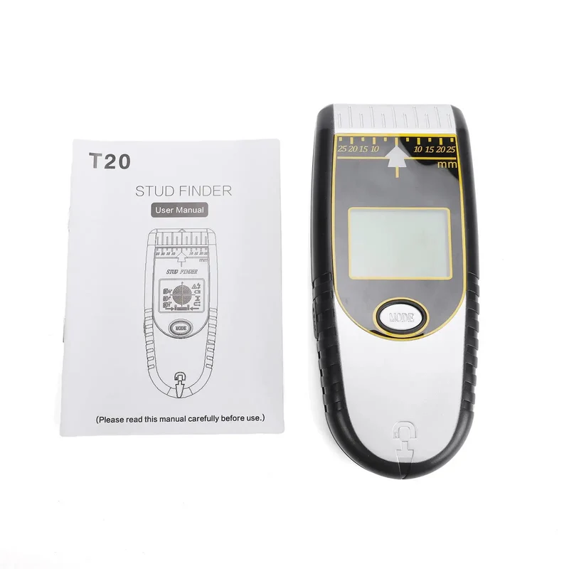 Badass 7-In-1 Digital Stud Finder Wall Scanner With Dead-On Wood Metal And Live Wire Detection Auto Calibration Center Mark Built For Heavy Duty Drywall Projects In Sleek Silver Finish