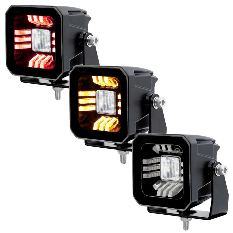 Projecteur de travail à LED Boreman POD avec feu de position bicolore