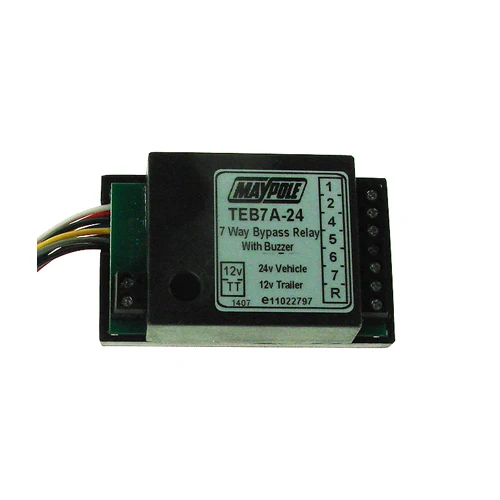 Relais de dérivation à 7 voies – 24 V à 12 V