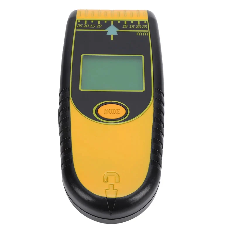 Rock Solid 7 In 1 Wall Scanner And Wood Stud Finder Featuring Live Ac Wire Detection Auto Calibrating Center Marking Deep Steel Nail Search And Comfort Grip Body For No Sweat Home Diy Renovation