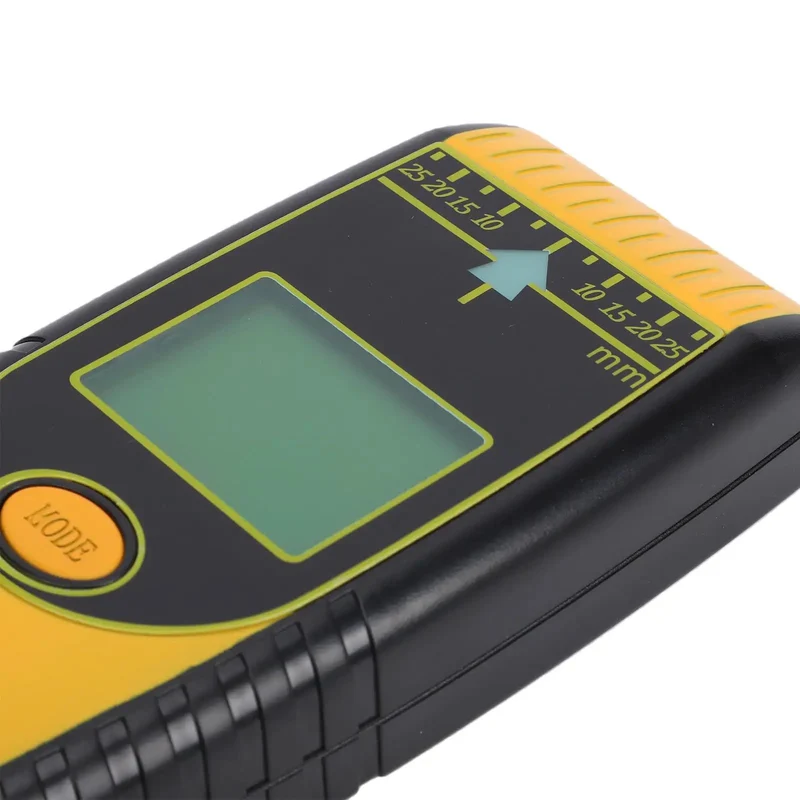 Rock Solid 7 In 1 Wall Scanner And Wood Stud Finder Featuring Live Ac Wire Detection Auto Calibrating Center Marking Deep Steel Nail Search And Comfort Grip Body For No Sweat Home Diy Renovation
