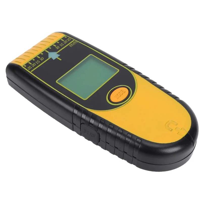 Rock Solid 7 In 1 Wall Scanner And Wood Stud Finder Featuring Live Ac Wire Detection Auto Calibrating Center Marking Deep Steel Nail Search And Comfort Grip Body For No Sweat Home Diy Renovation