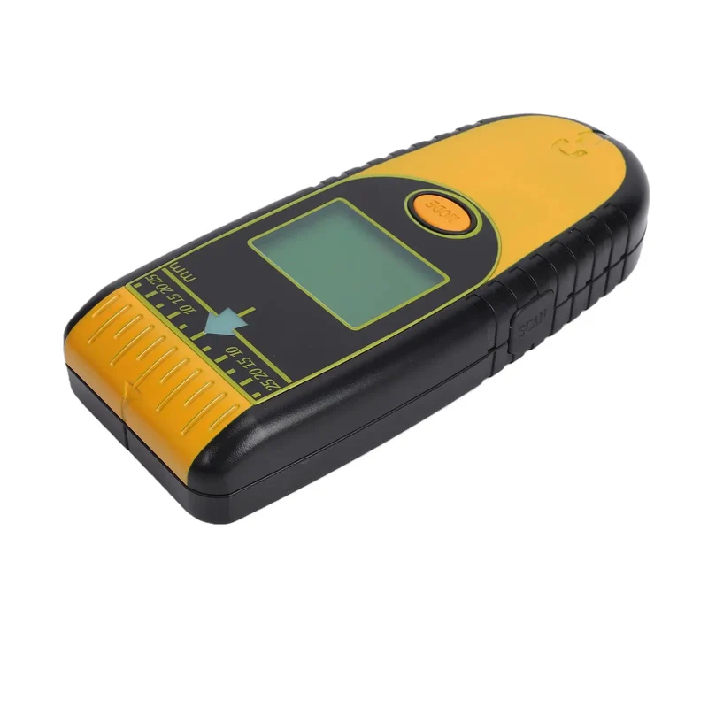 Rock Solid 7 In 1 Wall Scanner And Wood Stud Finder Featuring Live Ac Wire Detection Auto Calibrating Center Marking Deep Steel Nail Search And Comfort Grip Body For No Sweat Home Diy Renovation