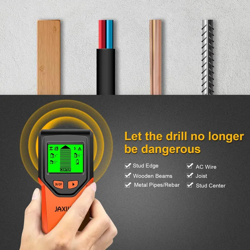Heavy Duty Wall Stud Finder Delivering Dead On Accuracy For Straight Shot Drywall Scanning And Reliable Wood Beam Detection With Top Shelf Build Quality Plus Bright Led Display