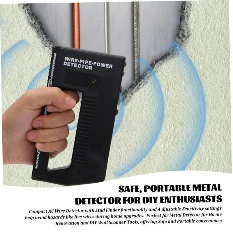 Compact Portable Wall Scanner And Adjustable Stud Finder With Hella Sensitive Detection For Snagging Live Electrical Wires Copper Pipes And Metal Studs In Interior Walls