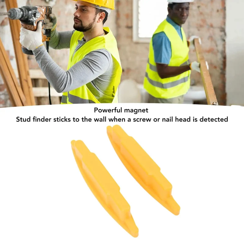 Two Pack Heavy Duty Magnetic Stud Finder For Drywall And Wood No Batteries Needed Finds Screws And Nail Heads Fast Is A Rock Solid No Hassle Choice For Any Home Repair Job That Needs To Be Done Right Without The Trouble