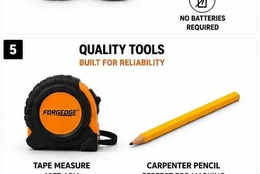 Kickass Magnetic Stud Finder 2-Pack With Integrated Level Measuring Tape Carpenter Pencil And Rugged Case For Drywall Wood N52 Neodymium Magnets Heavy Duty Home Remodeling Kit