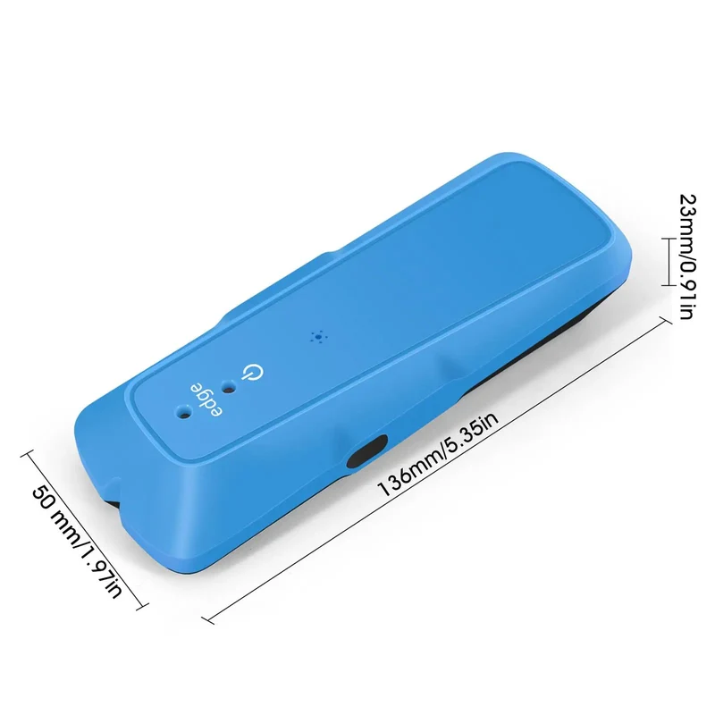 Straight Shooter Electronic Wall Stud Finder Nailing Down Wood And Metal Supports Through Drywall Up To Three Quarter Inch Depth With Blinking LED Light And Loud Audio Alert For No Sweat Renovations Blue