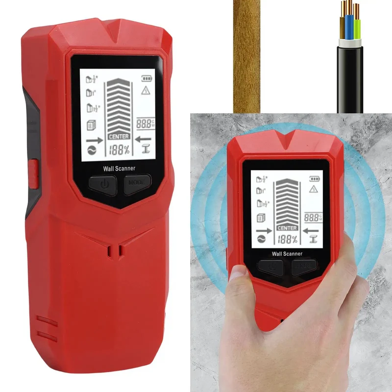 No Sweat All Purpose Stud Finder And Wall Scanner Detect Hidden Wood Drywall Live Ac Wires Plus Metal Objects For Rock Solid Tv Mounting Diy Home Upgrades With Zero Guesswork
