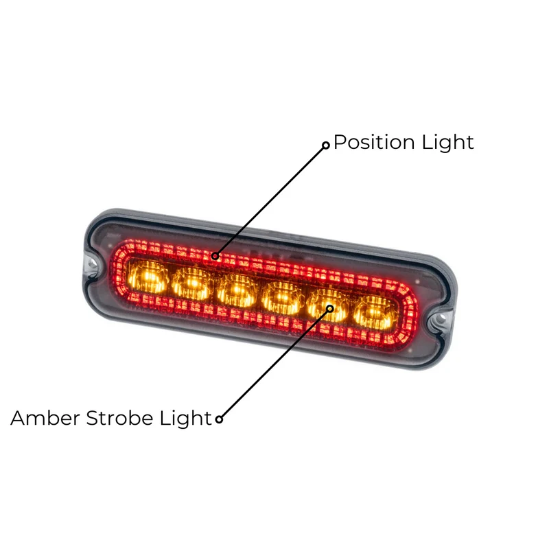Feux de gabarit LAP Halo avec stroboscope intégré