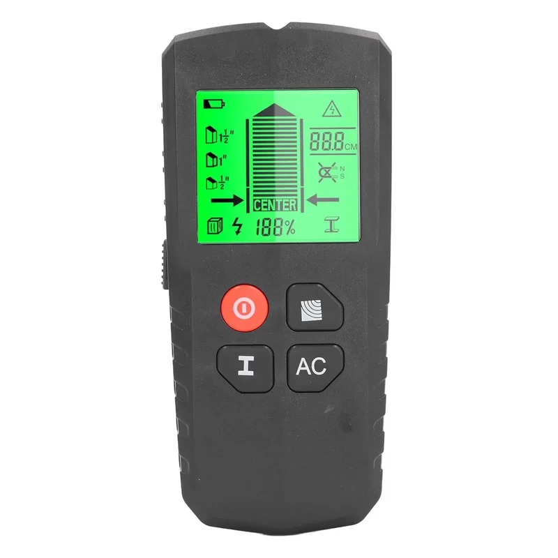 Slick 5 In 1 Wall Scanner With Bright LCD Display Detects Wood Pipes Metal And Ac Wires For Rock Solid Diy Projects And Zero Drama Home Repairs Using Professional Grade Sensors