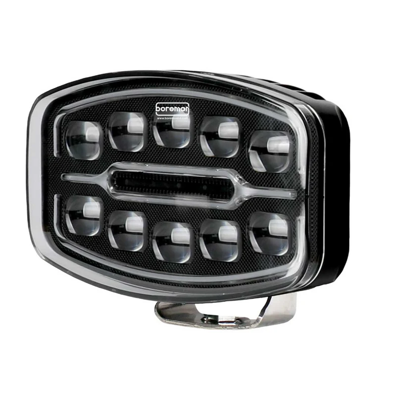 Feu de conduite à LED Boreman Polaris avec feu de position ambre/transparent