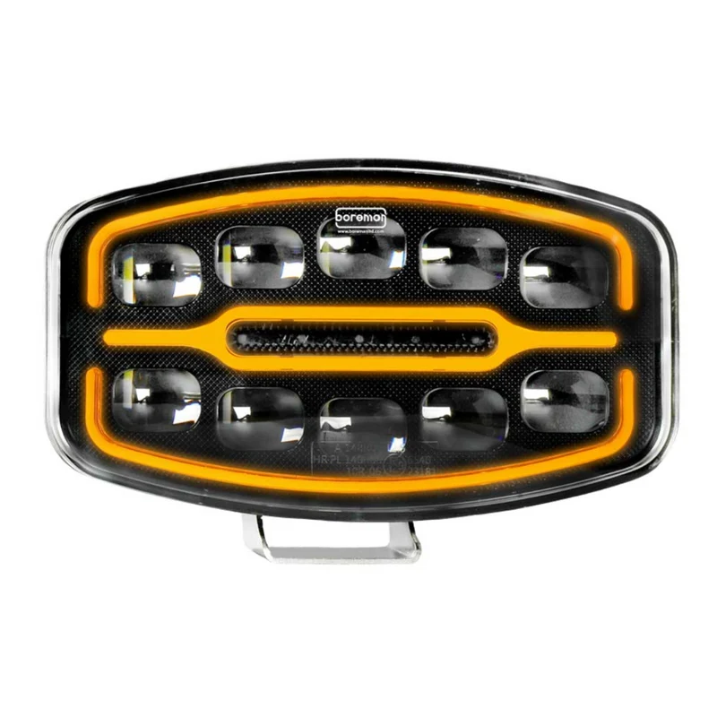 Feu de conduite à LED Boreman Polaris avec feu de position ambre/transparent