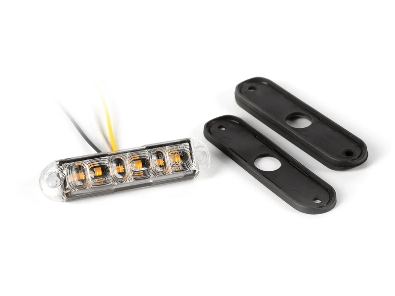 Lumière stroboscopique LED Fristom Ambre pour Montage sur Barres Rondes / Un Modèle de Flash